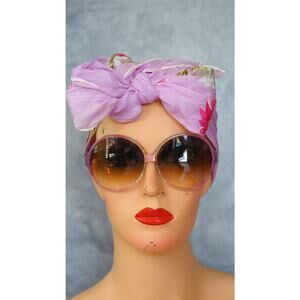 Vintage 1980s Sunglasses NOS Taiwan Multicolor Grandma Retro Festival Boho